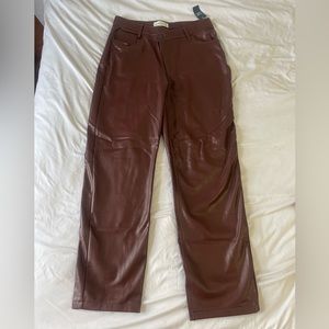 Abercrombie - brown leather - size 30 (10)